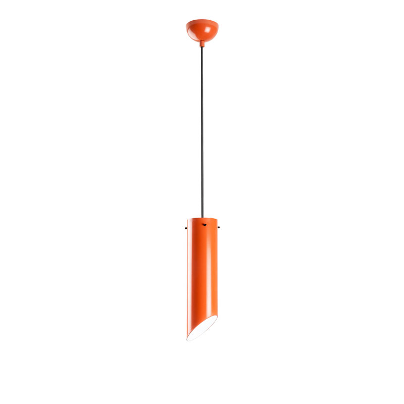 Elegant Adjustable Chandelier, Metal Body, 11.8 x 10.0 inches (Base Plate) | Height: 14.6 - 44.9 inches | Ø3.1 inches Socket for E27 Bulb (Max 40W) | Stylish Orange Finish, Perfect for Dining Rooms & Living Spaces