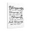 Blessings On The - Wrapped Canvas Print-1787026541