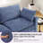 4 Piece Modern Chenille Upholstered Sectional With 2 Storage Ottomans-1587133666