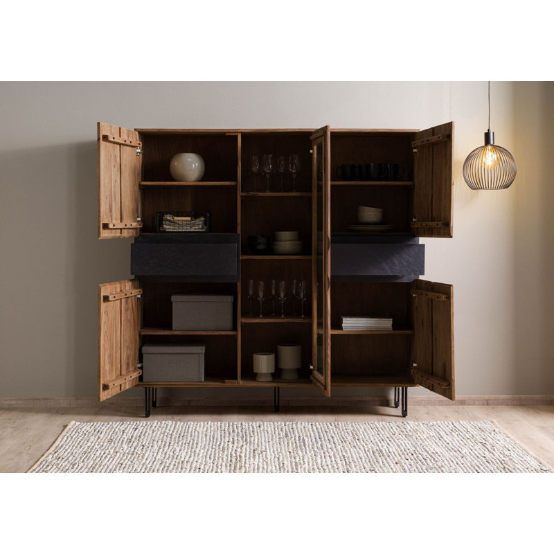 LICHTENBERG 158cm Solid Wood Sideboard