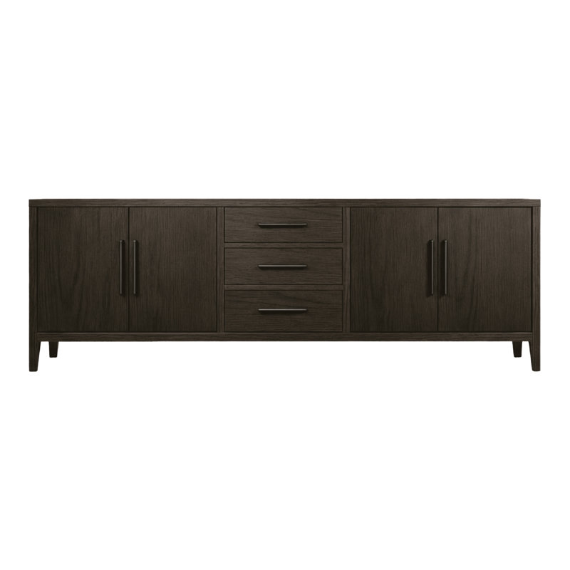 Hitomi 94'' Sideboard, Brown Oak
