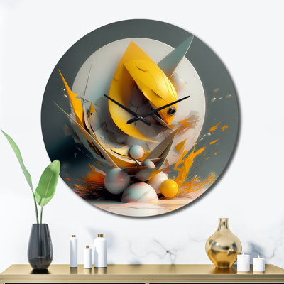Horloge murale Visionary Divine Dance 3D Wave Sphere IV