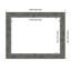 Forged Pewter Framed Dry Erase Magnetic Board Organization Boards-1555761613