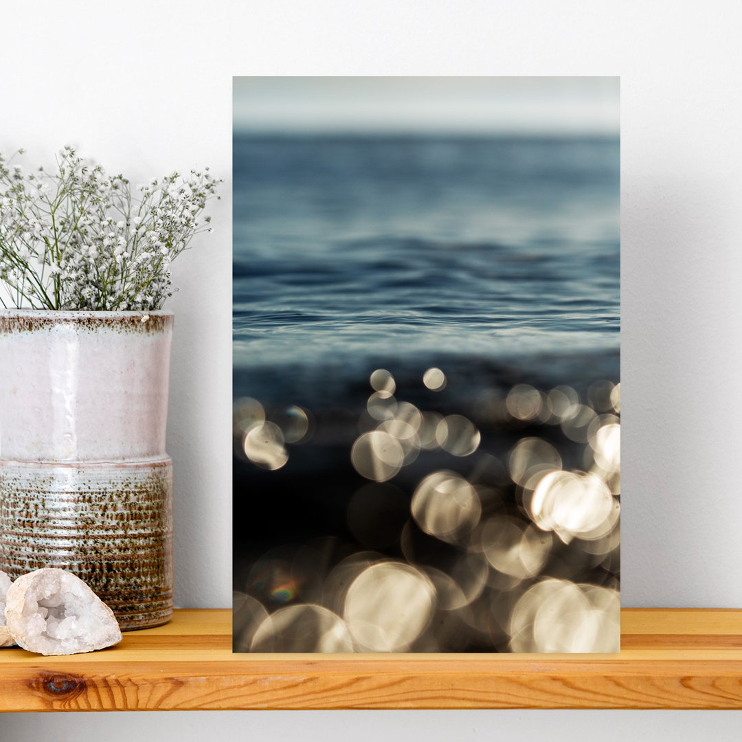 The Sea 7 Abstract Peaceful Serene Coastal Wall Art Print