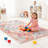 2'6'' x 10' Cream Area Rug, Washable Area Rugs, Low-Pile, Non-Slip Area Rugs for living room, bedroom, kitchen, dining room rug-437921079