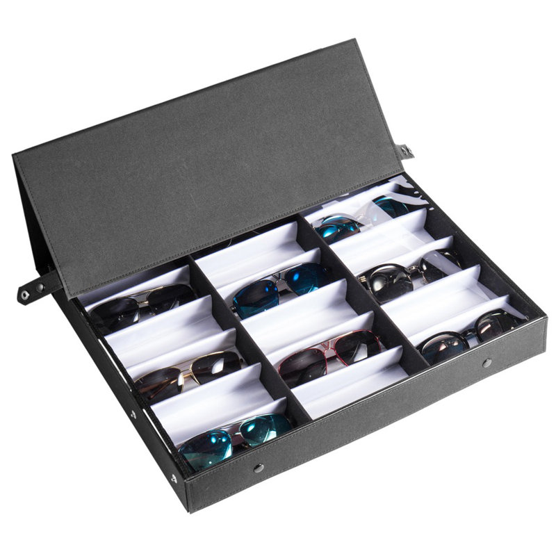 Boîte de rangement pour lunettes 18 pièces