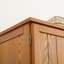Élégante armoire de rangement à 8 portes avec 4 tablettes - Améliorez l'ambiance de votre maison en chêne