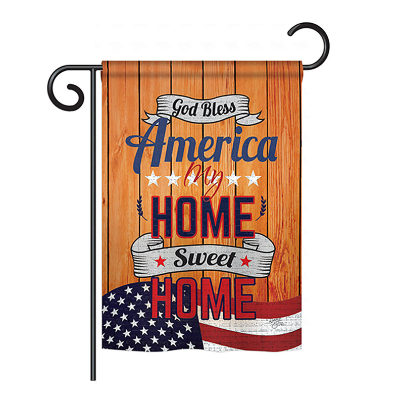 Double Sided Polyester Independence Day, 40" H x 28" W