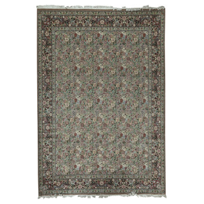Hand-Knotted High-Quality Beige Area Rug
