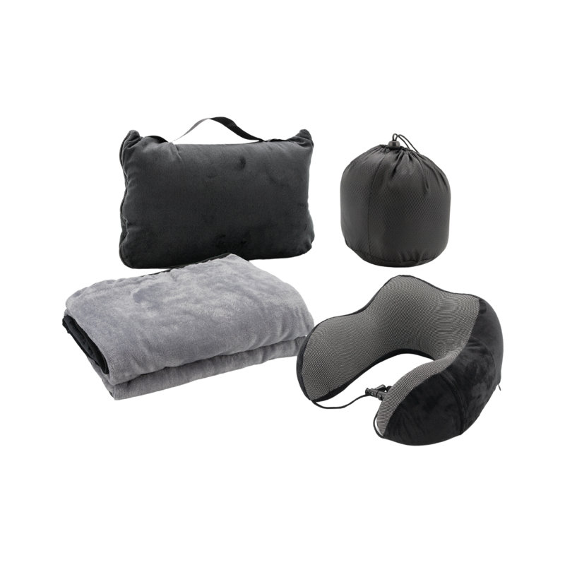 Ensemble de voyage oreiller et couverture
