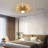 8 Lights Modern Exquisite Semi Flush Mount Ceiling Light