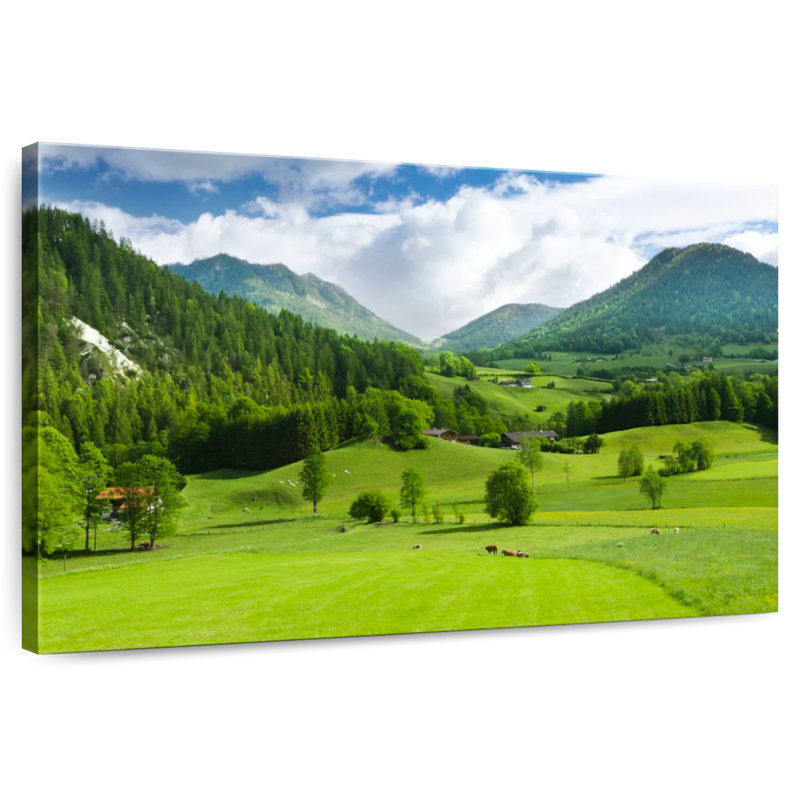 Alvord, campagne du sud de l'Allemagne, H 34 po x l 51 po