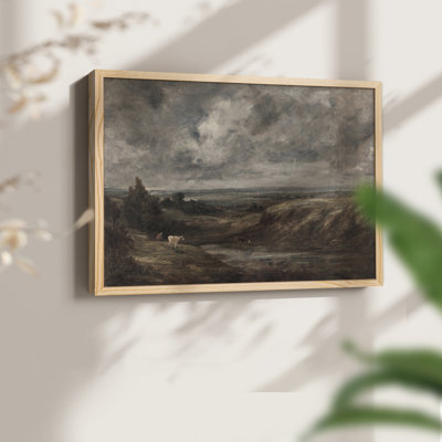 Paysages rétro-CDLxxxv-reproduction encadrée