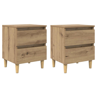 40cm W Manufactured Wood Bedside Table