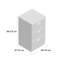 Fully Assembled Murier 3 Drawer Bedside Table-29197995