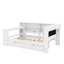 Lit plateforme double avec tiroirs, station de charge, DEL-1217621219