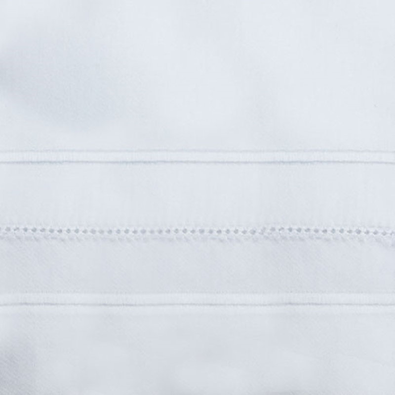 Ensemble de housse de couette Triad Percale, Housse de couette simple et 2 taies décoratives, Blanc