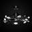 Secret Garden 20 Light Crystal LED Fandelier-101798300