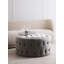 91cm Wide Velvet Footstool Ottoman-1214126810