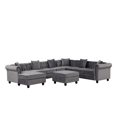 Canapé modulaire 5 pièces rembourré