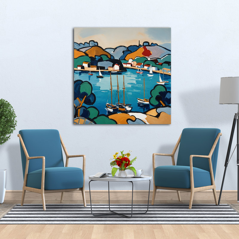 Harbor Whispers II, 36" H x 36" W