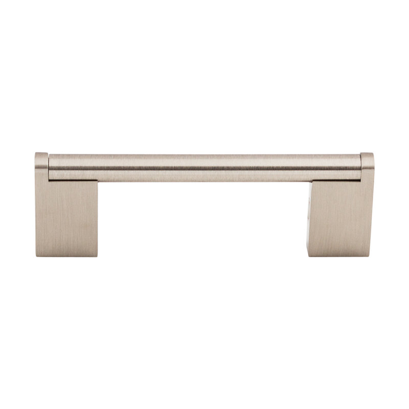 Princetonian 3 3/4" Center to Center Bar Pull, Brushed Satin Nickel, 3 3/4" Center to Center