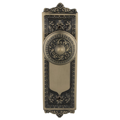 Egg & Dart Plate with Egg & Dart Door Knob