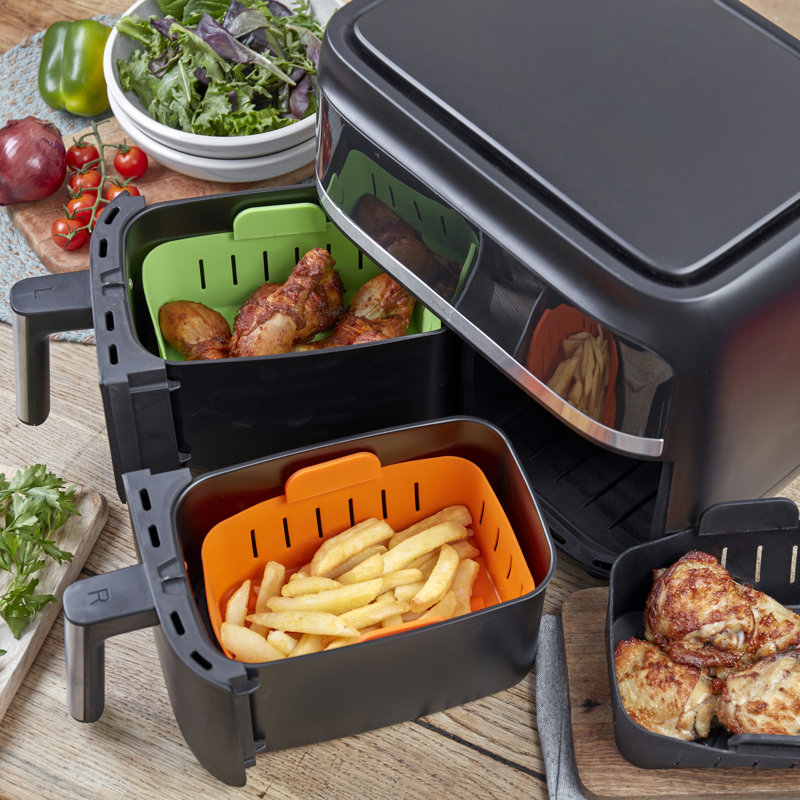 Wafe Air Fryer Liner Dual, Orange