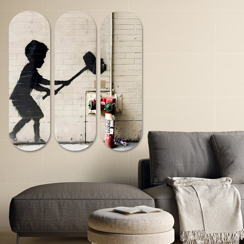 Superbe ensemble de peinture décorative en panneau de fibres à densité moyenne (3 pièces), imprimé UV, 27,6 x 27,6 pouces au total | 100% panneau de fibres à densité moyenne, épaisseur: 0,3 pouce | Parfait pour le salon, la chambre à coucher ou le bureau | Art mural accrocheur