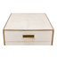 Table de chevet 2 tiroirs Shagreen-59407351