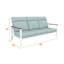 Canapé d'extérieur en métal avec coussin Sunbrella Townsend-116233338-116233341