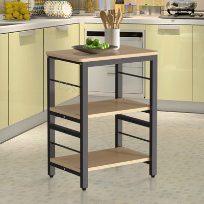 llanah 60'' Iron Standard Baker's Rack