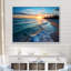 Tranquil Shores Sunset Beach Horizon I - art mural plage-379455703-379455707
