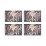 Dimanche a Paris Vegan Leather Rectangle Pebble Placemat