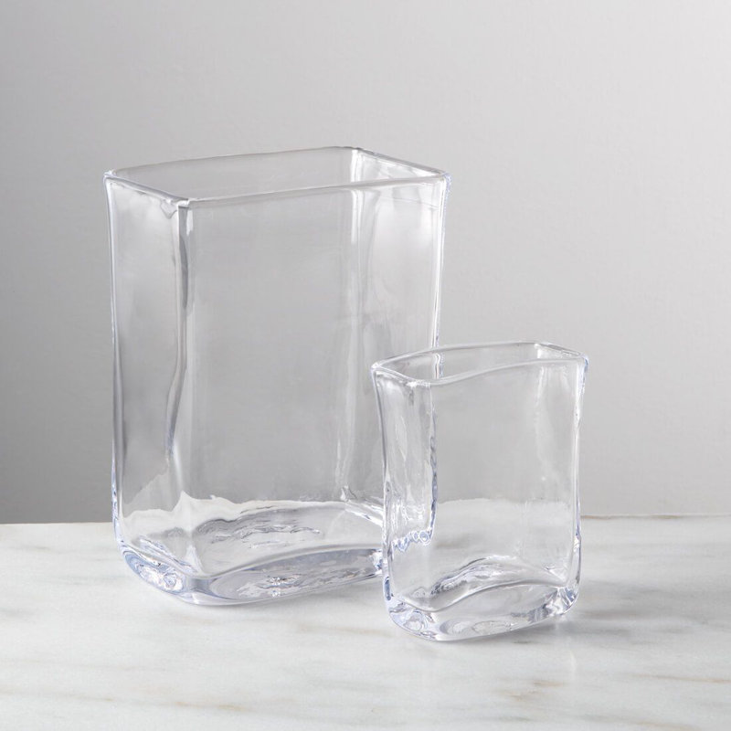 Weston Vase, 8.5" H x 6.5" W x 4.5" D