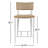 Milbrandt Outdoor Counter Stool-242254640-242254650-242254652