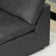 Jojo Fletcher Luxe Gray Nubuck Leather 6Pc U-Shaped Sectional