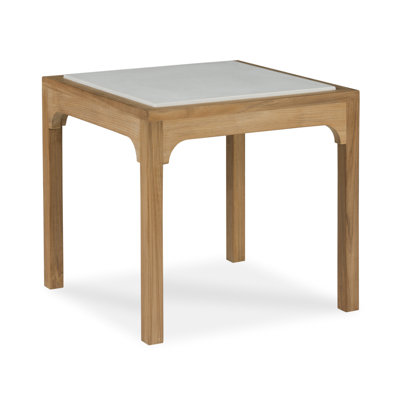 Tangier Outdoor Square Teak Side Table