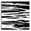  «Streaking Paths 4» par Alonzo Saunders, art mural en verre acrylique, 24 po x 24 po