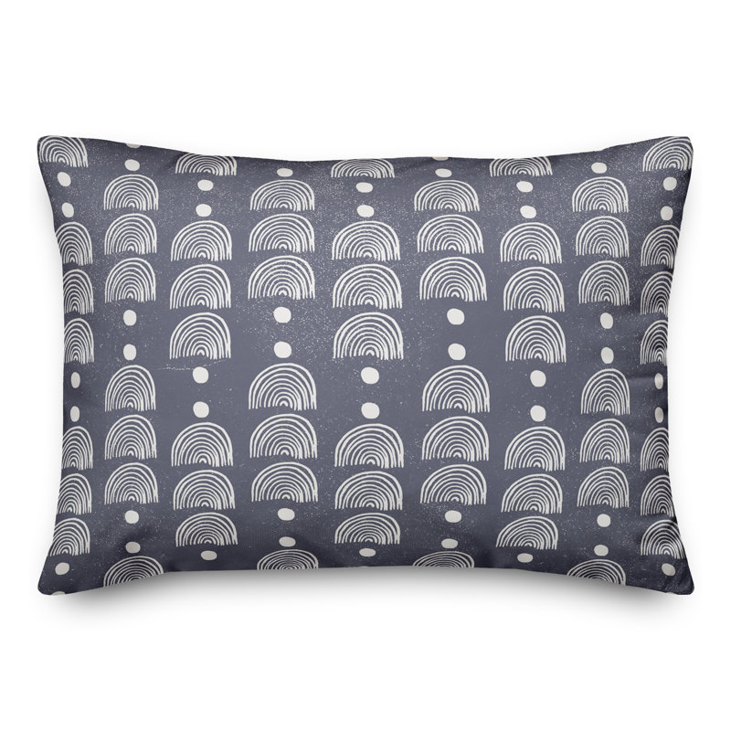 Outdoor Throw Pillow, Blue