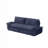 73.2"Wide Queen Pull Out Sofa Bed 3-in-1 Convertible Multi-Functional Couch with 2 Soft Pillows and Stylish Loveseat-193235083