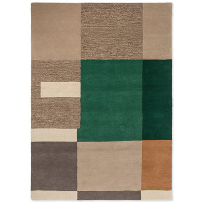 Wool Geometric Area Rug