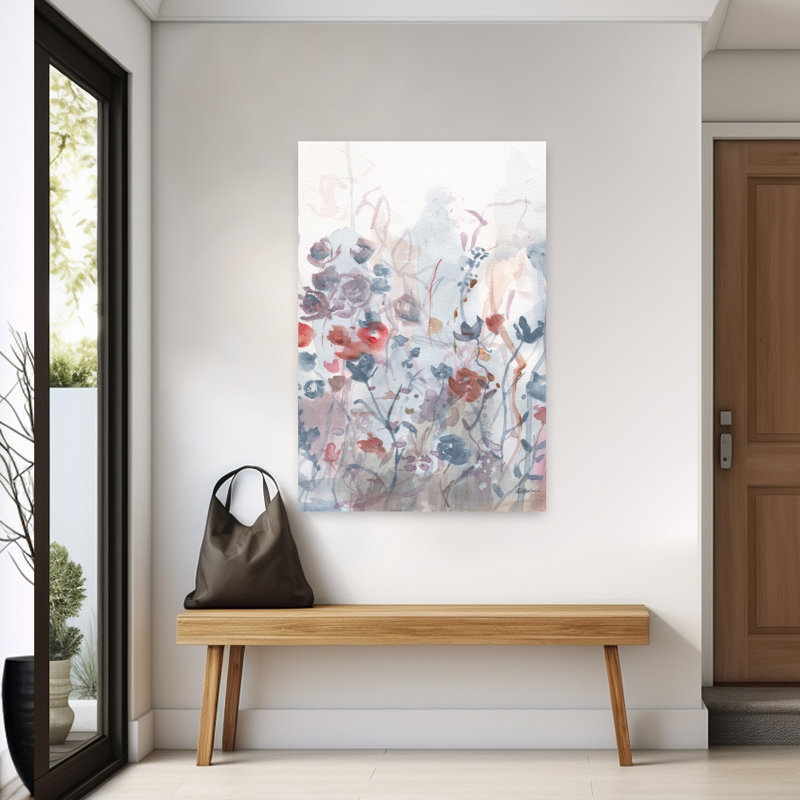 Keep Growing Flower Art, 60" H x 40" W