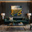 «Farm Sunflowers», art mural sur toile beige-785580925