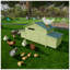 Large Wooden Chicken Coop With 2 Free-Range Doors, 2 Nesting Boxes, And Moisture-Proof Design For Outdoor Use-116521550