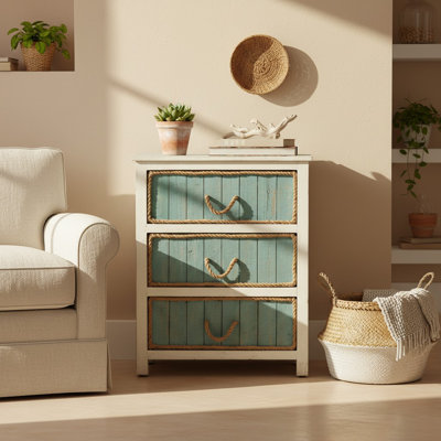 Commode décorative 3 tiroirs Harrill