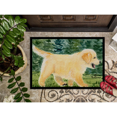 Paillasson d’intérieur anti-dérapant texola Golden Retriever