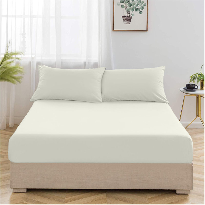 Franceschino Luxury 100 Egyptian Cotton Flat Sheet – 300 Thread Count, Soft, Breathable & Hotel Quality, Single (3')