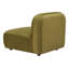 Chaise longue capitonnée Biak CAL117