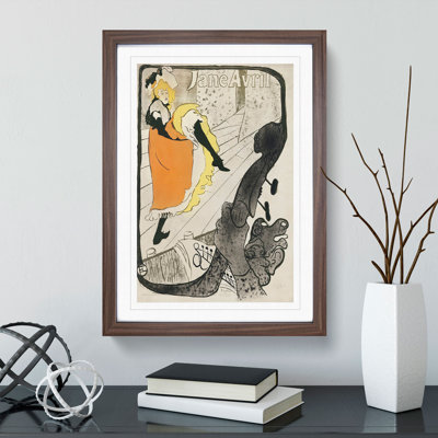 Dancer Jane Avril by Henri De Toulouse-Lautrec - Picture Frame Painting